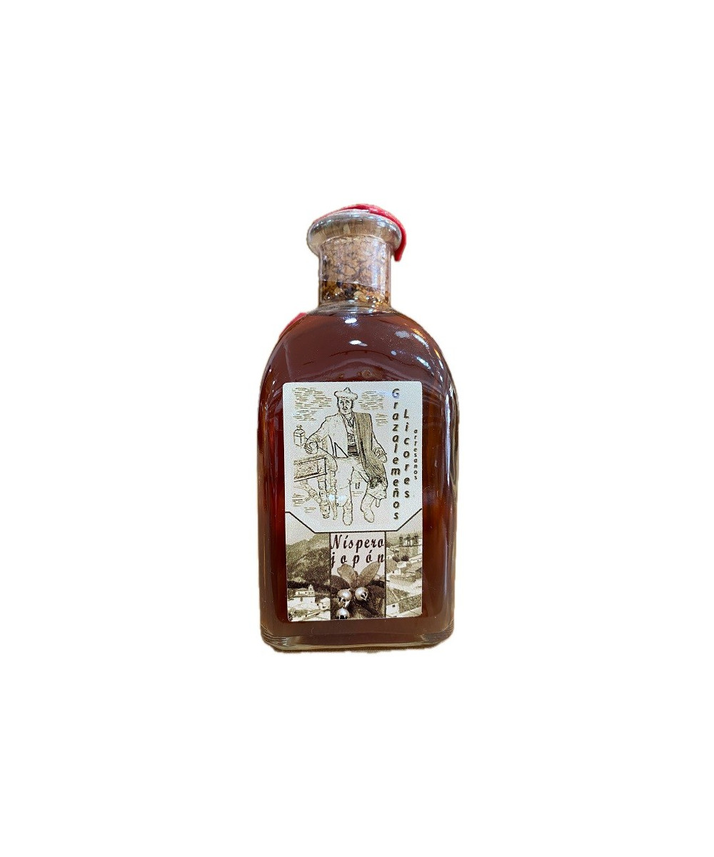 LICOR ARTESANO DE NÍSPERO JOPÓN 250ML – DESTILADO TRADICIONAL DE GRAZALEMA (CÁDIZ)