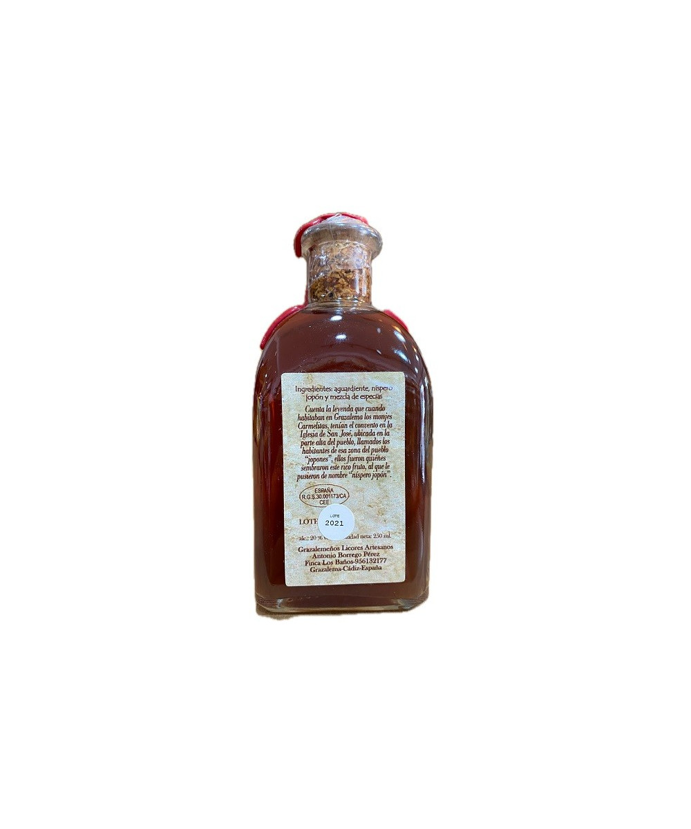 LICOR ARTESANO DE NÍSPERO JOPÓN 250ML – DESTILADO TRADICIONAL DE GRAZALEMA (CÁDIZ)