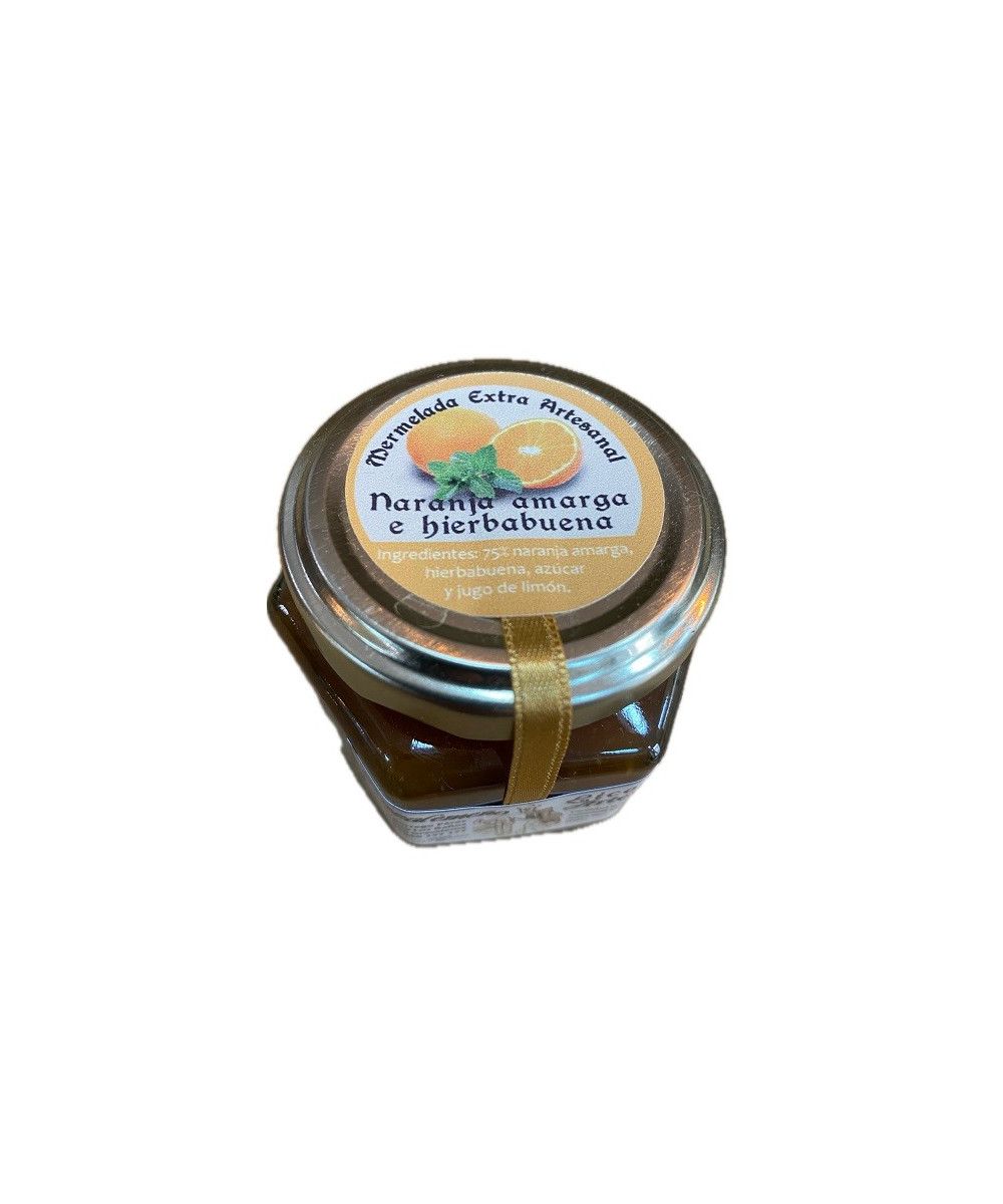 MERMELADA ARTESANA DE NARANJA AMARGA CON HIERBABUENA 120G – SABOR ÚNICO DESDE LA SIERRA DE CÁDIZ