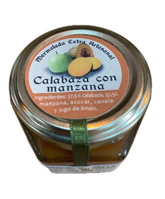 MERMELADA ARTESANA DE CALABAZA Y MANZANA 120G – ELABORACIÓN TRADICIONAL DE GRAZALEMA