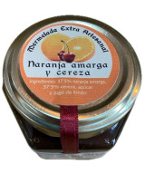 MERMELADA ARTESANA DE NARANJA AMARGA Y CEREZA 120G – FUSIÓN DE SABORES DESDE LA SIERRA DE CÁDIZ