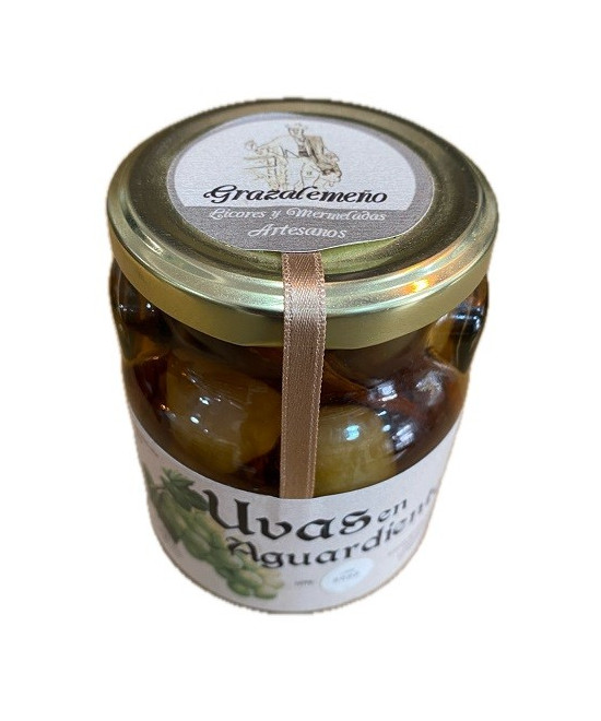 UVAS EN AGUARDIENTE ARTESANALES 290G – CONSERVA GOURMET TRADICIONAL DE GRAZALEMA (CÁDIZ)