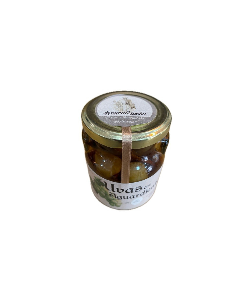 UVAS EN AGUARDIENTE ARTESANALES 290G – CONSERVA GOURMET TRADICIONAL DE GRAZALEMA (CÁDIZ)