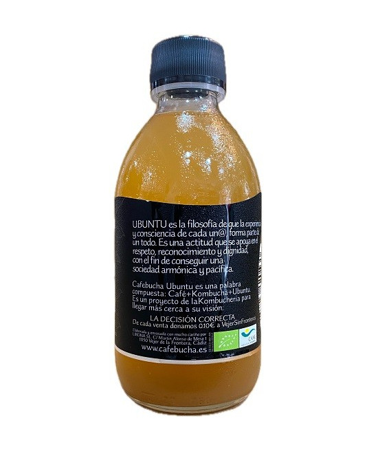 CAFEBUCHA COLD BREW UBUNTU 250 ML | BEBIDA FERMENTADA, VIVA Y ECOLÓGICA DE VEJER