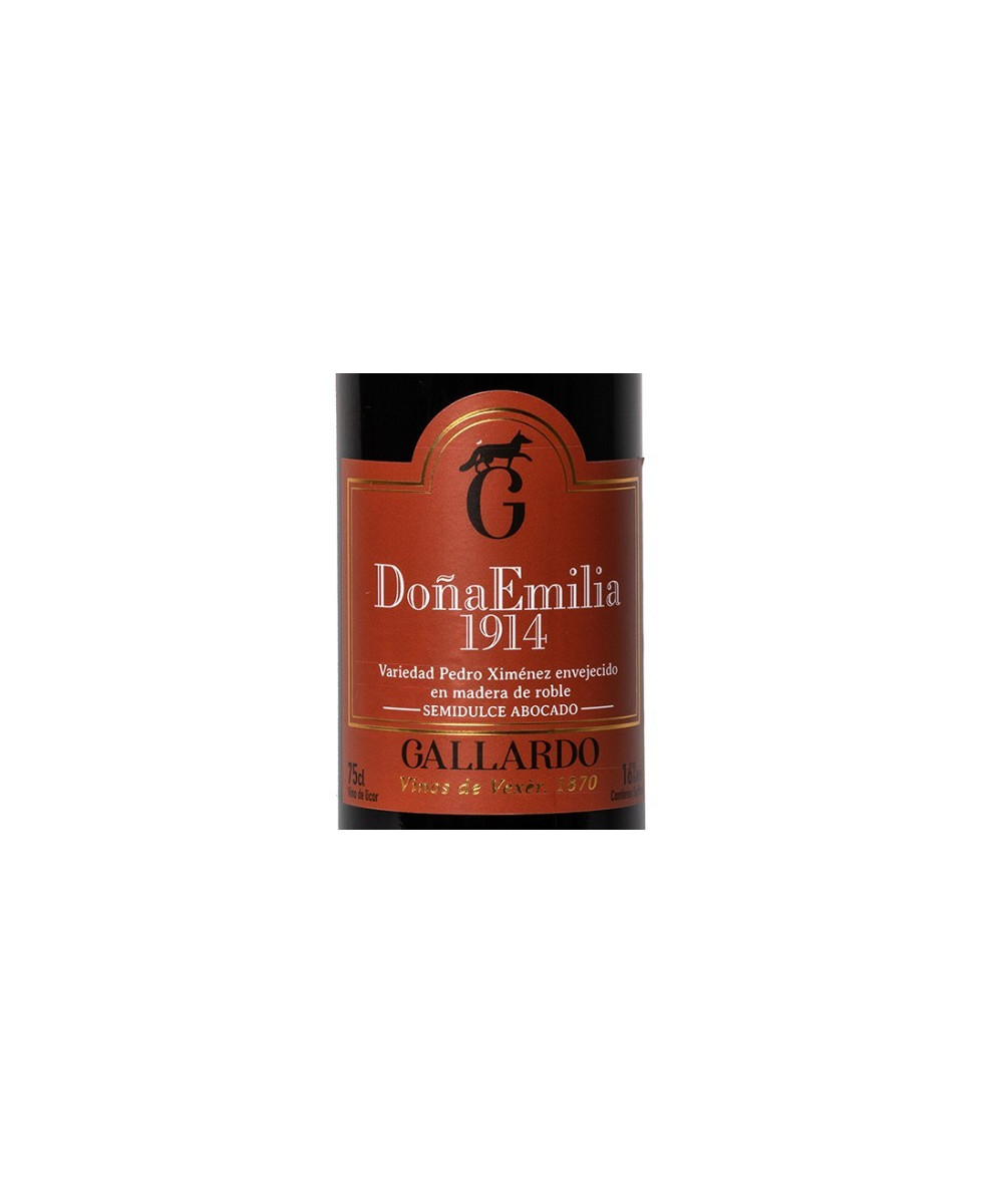 VINO DOÑA EMILIA 1914 BOTELLA 75cl. BODEGAS GALLARDO VEJER