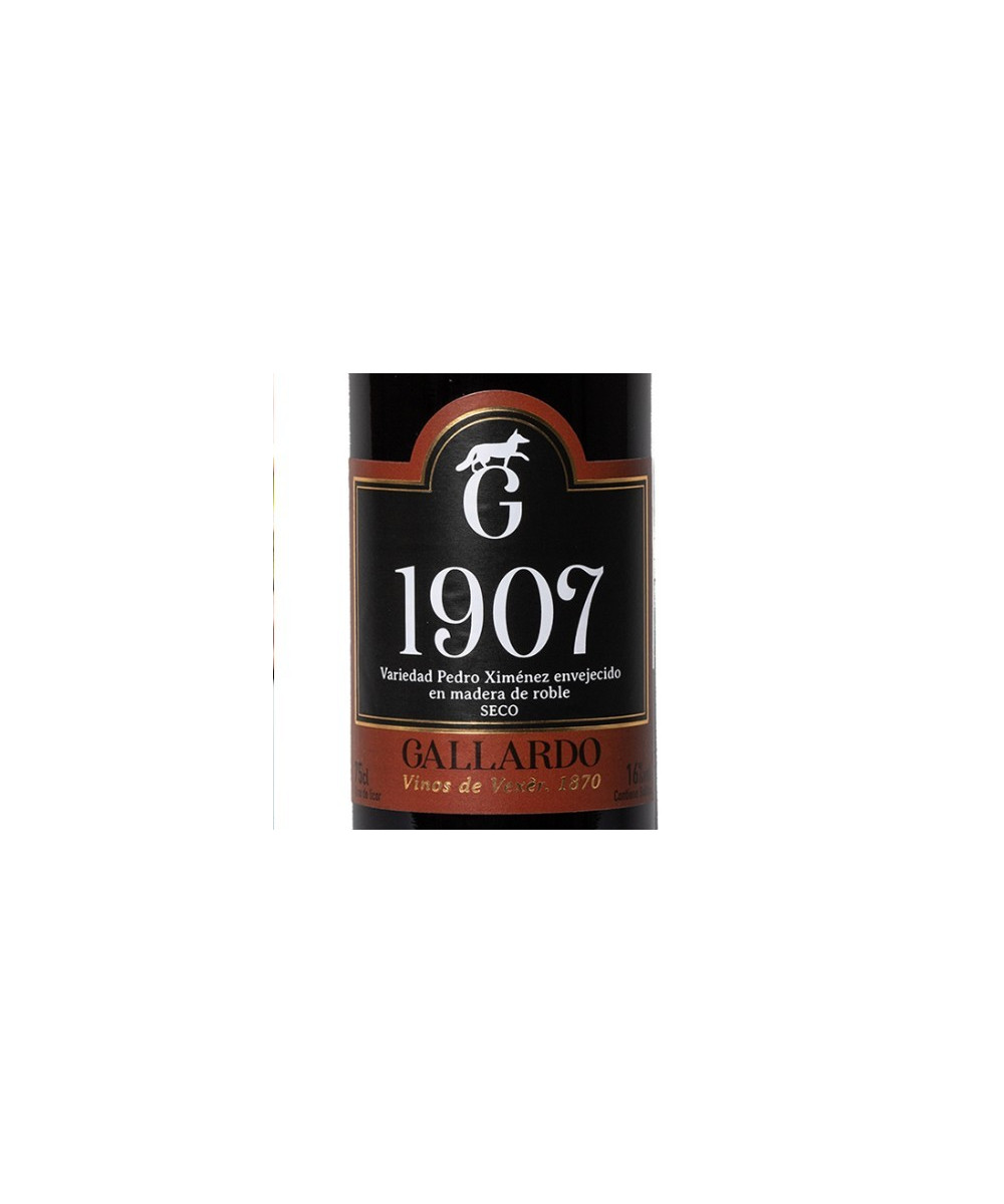 VINO 1907 BOTELLA 75cl. BODEGAS GALLARDO VEJER