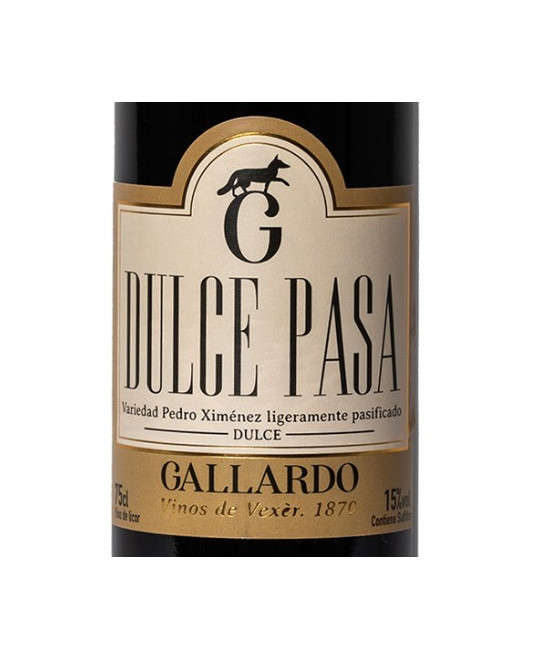 VINO DULCE PASA BOTELLA 75cl. BODEGAS GALLARDO VEJER