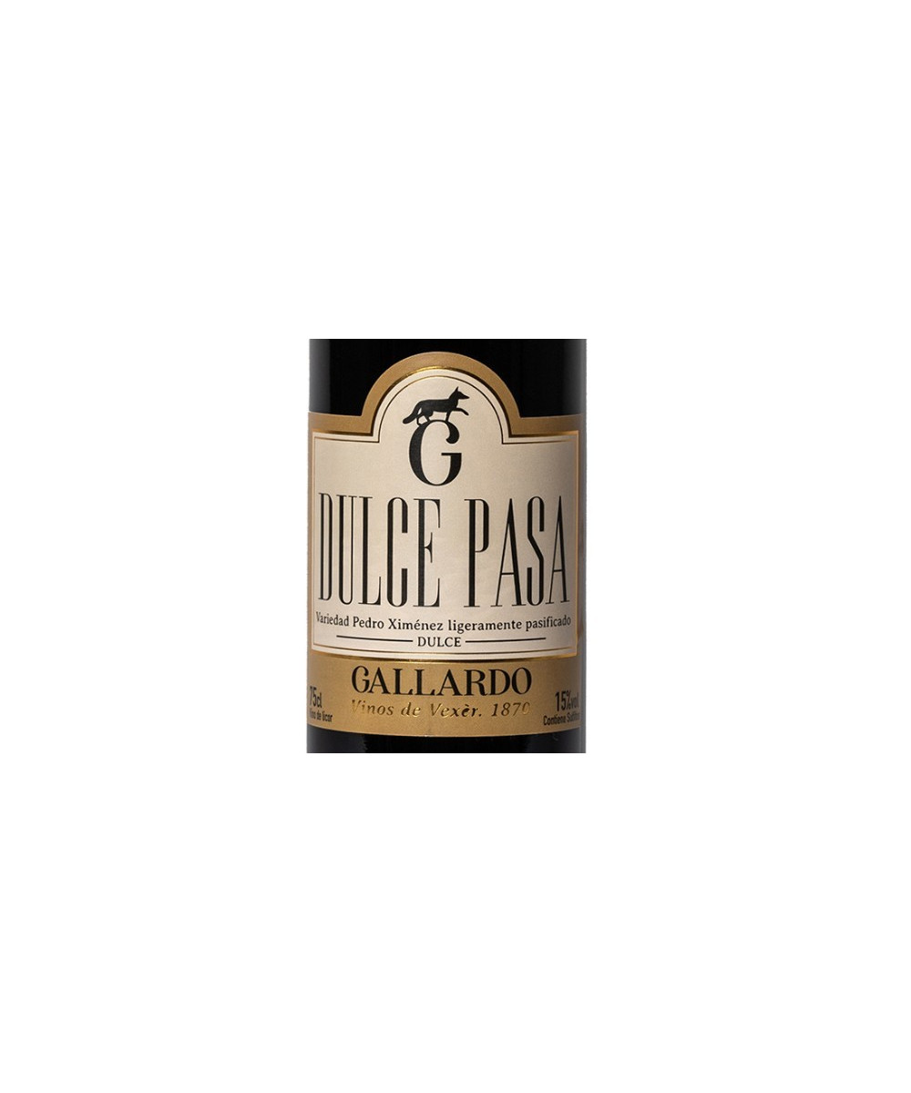 VINO DULCE PASA BOTELLA 75cl. BODEGAS GALLARDO VEJER