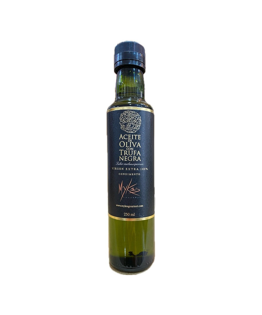 ACEITE DE OLIVA VIRGEN EXTRA CON TRUFA NEGRA MYKES GOURMET 250 ML - SABOR INTENSO