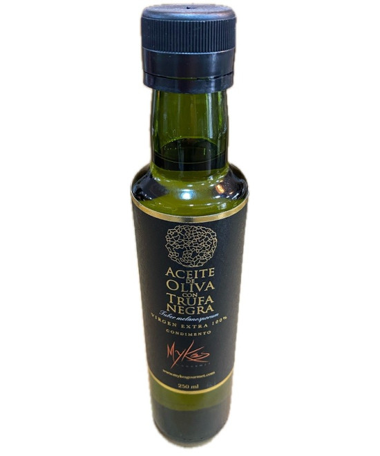ACEITE DE OLIVA VIRGEN EXTRA CON TRUFA NEGRA MYKES GOURMET 250 ML - SABOR INTENSO