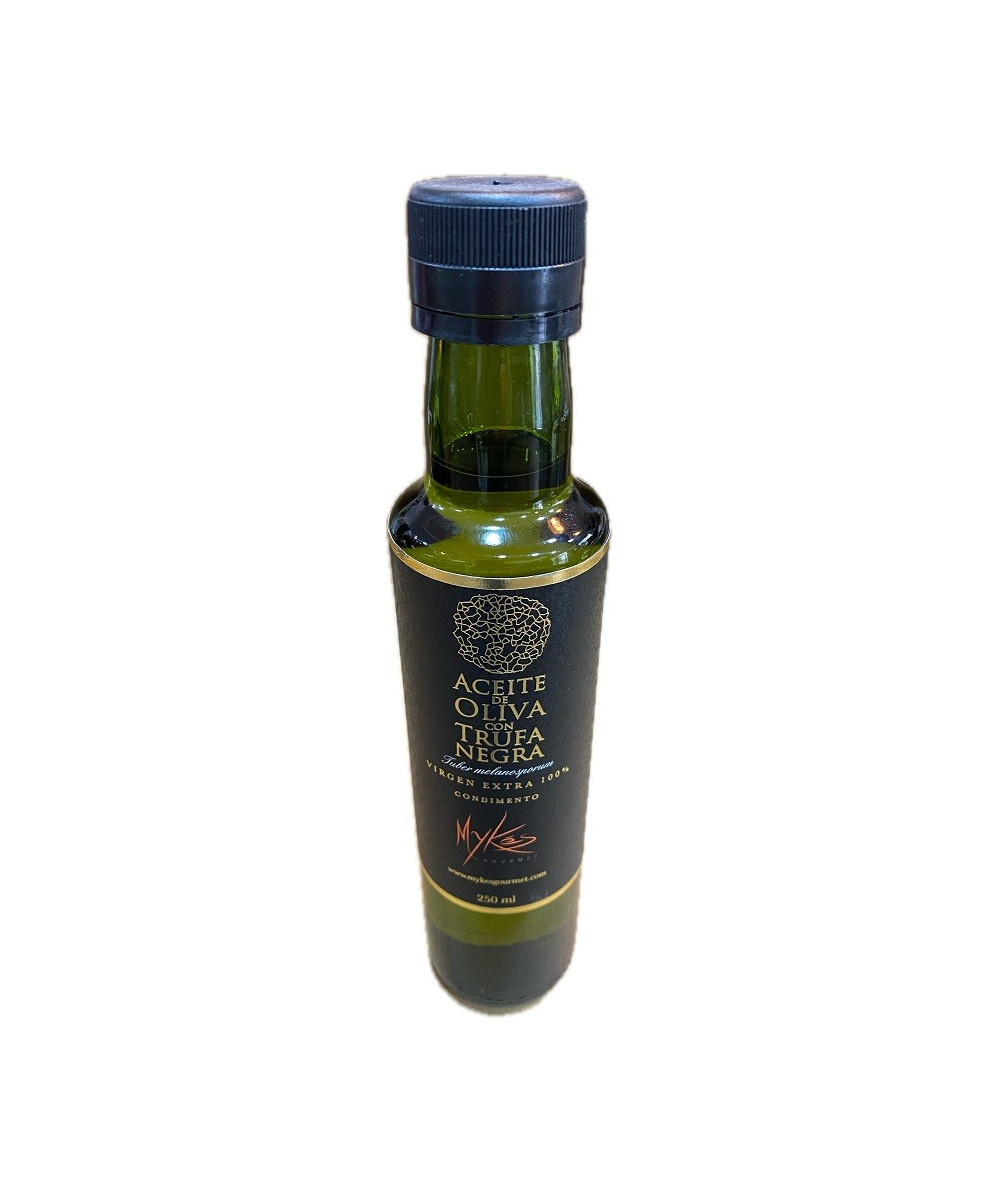 ACEITE DE OLIVA VIRGEN EXTRA CON TRUFA NEGRA MYKES GOURMET 250 ML - SABOR INTENSO