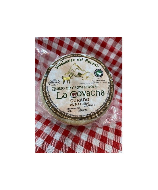 MINI QUESO DE CABRA CURADO NATURAL LA COVACHA 460g APROX