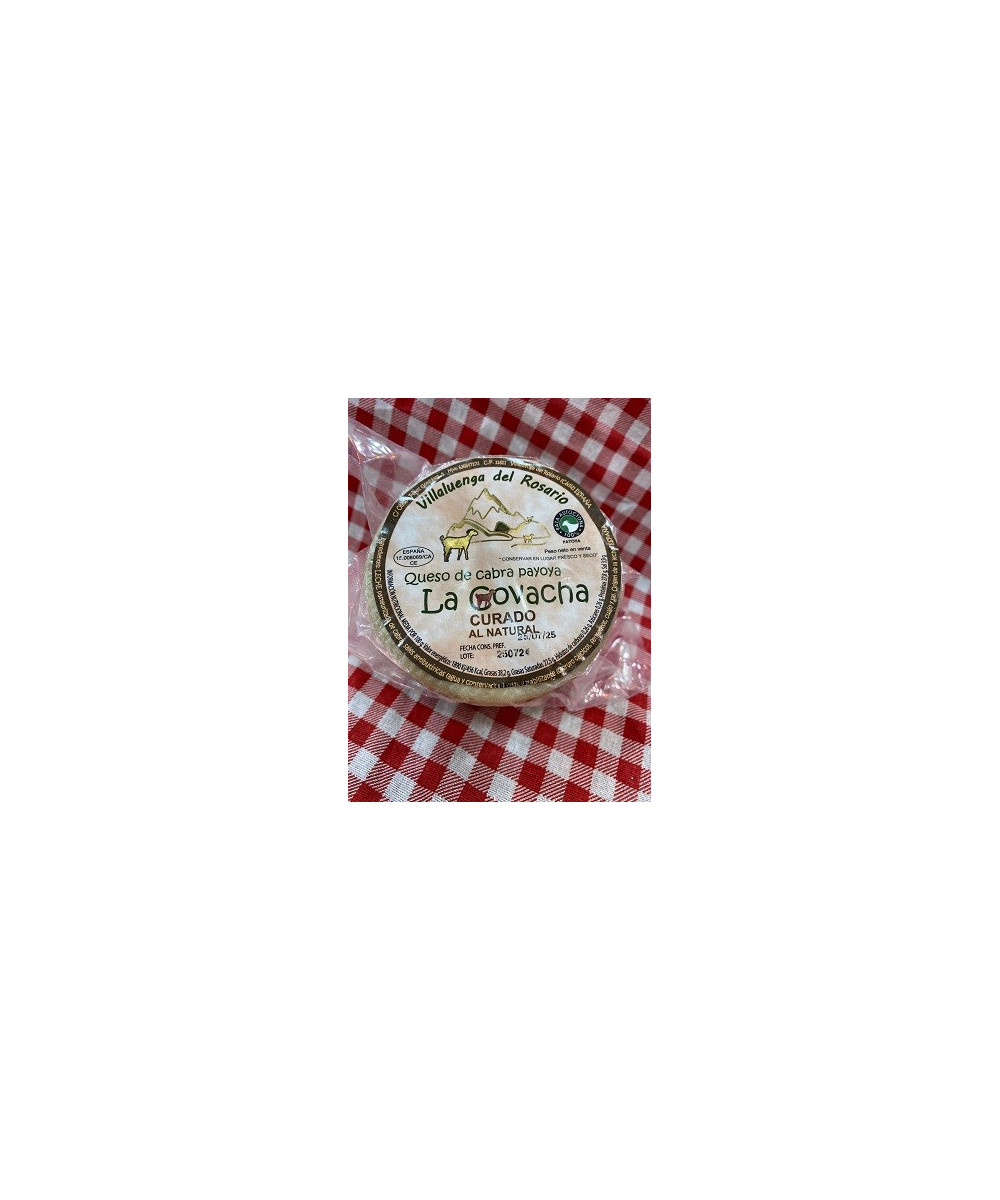 MINI QUESO DE CABRA CURADO NATURAL LA COVACHA 460g APROX