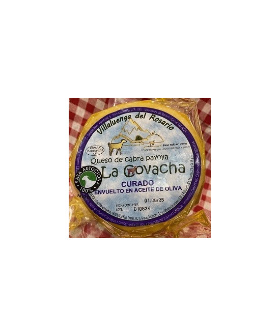 MINI QUESO DE CABRA CURADO EN ACEITE LA COVACHA 460g APROX