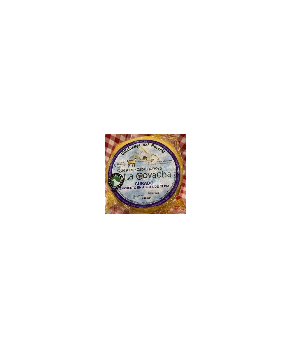 MINI QUESO DE CABRA CURADO EN ACEITE LA COVACHA 460g APROX