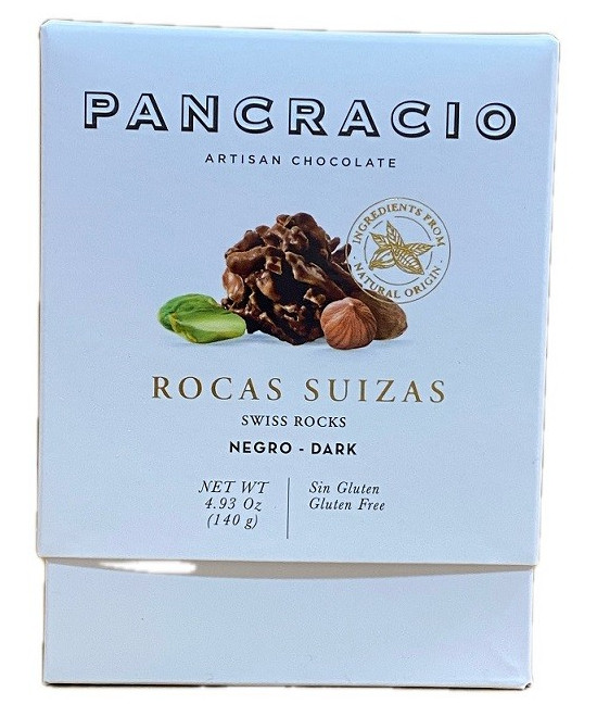CHOCOLATE ARTESANO ROCAS SUIZAS 140g. PANCRACIO