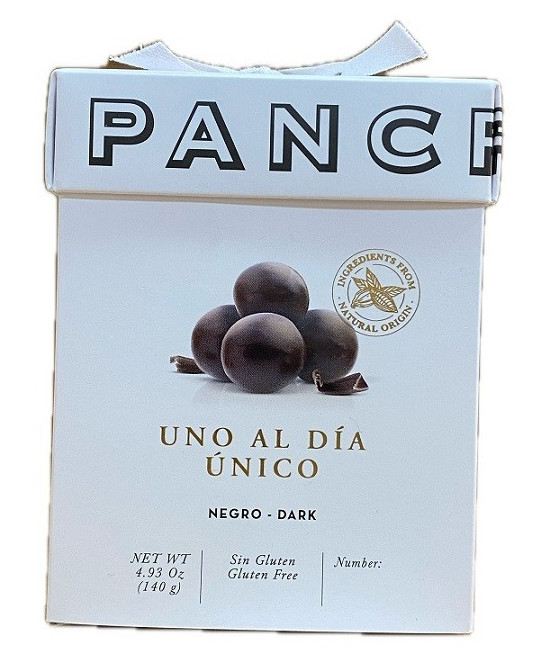 UNO AL DÍA ÚNICO CHOCOLATE NEGRO PANCRACIO 140gr.
