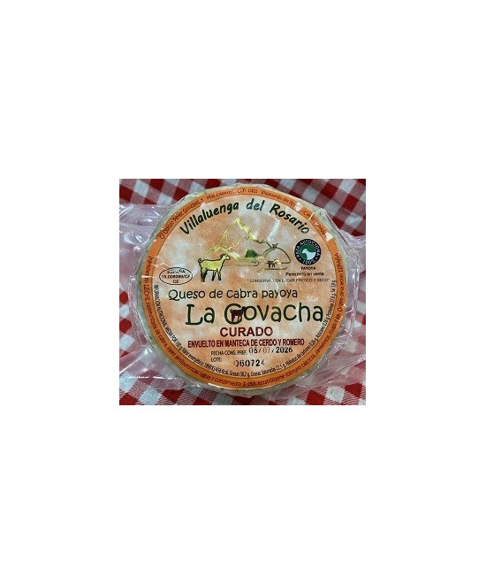 MINI QUESO DE CABRA CURADO AL ROMERO LA COVACHA 460g APROX