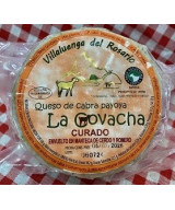MINI QUESO DE CABRA CURADO AL ROMERO LA COVACHA 460g APROX