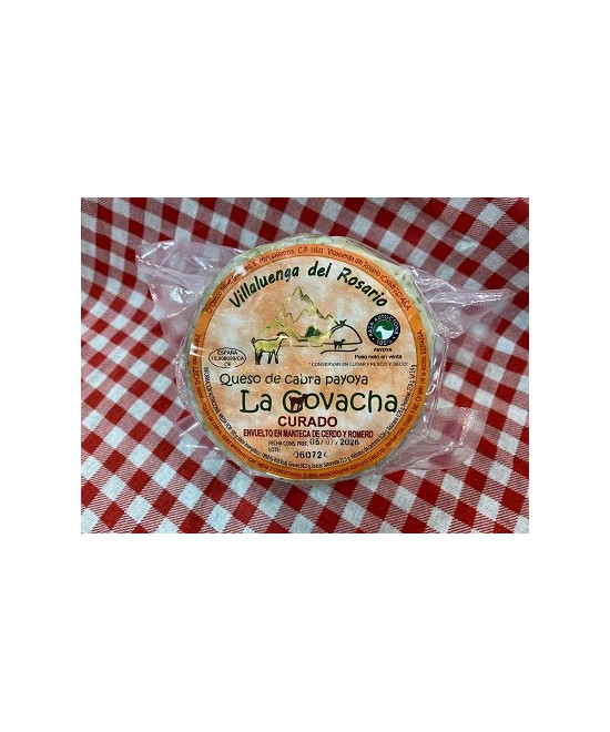 MINI QUESO DE CABRA CURADO AL ROMERO LA COVACHA 460g APROX