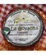 MINI QUESO DE CABRA CURADO AL PIMENTÓN LA COVACHA 460g APROX