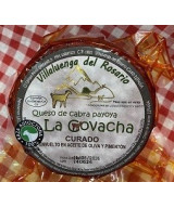 MINI QUESO DE CABRA CURADO AL PIMENTÓN LA COVACHA 460g APROX
