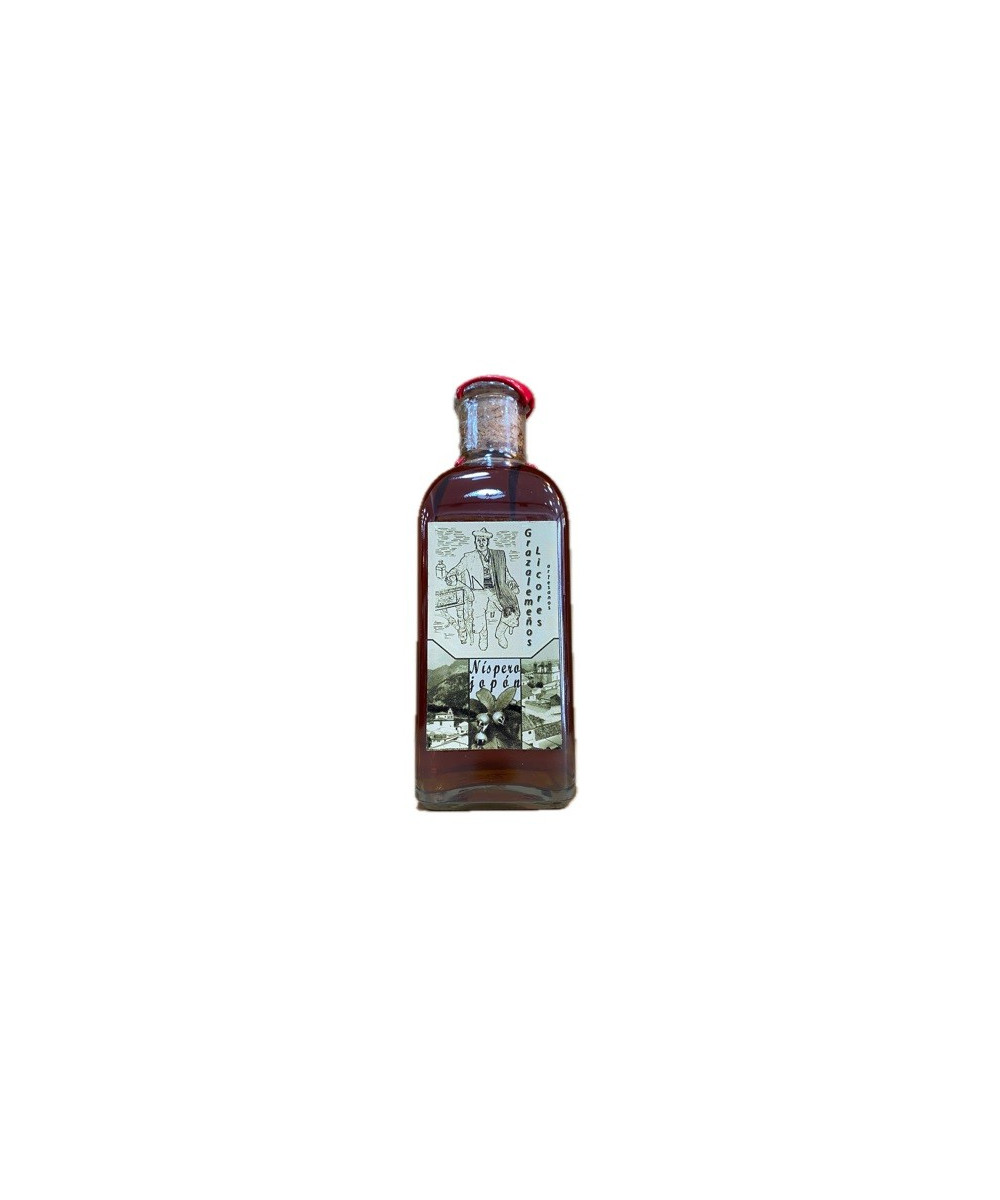 LICOR DE NÍSPERO JOPÓN 500 ml. GRAZALEMEÑOS LICORES ARTESANOS