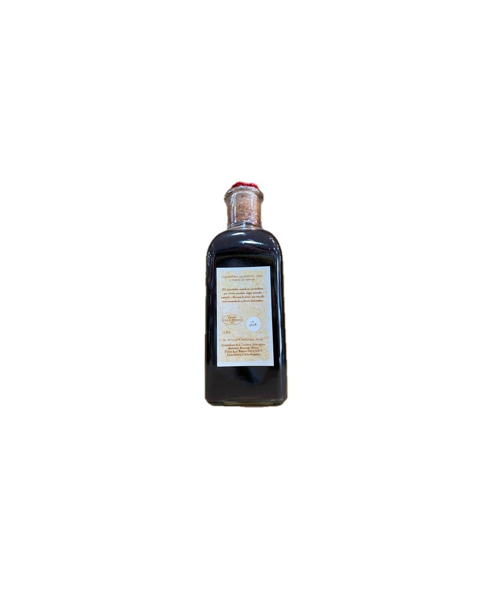 LICOR DE MORA 500 ml. GRAZALEMEÑOS LICORES ARTESANOS