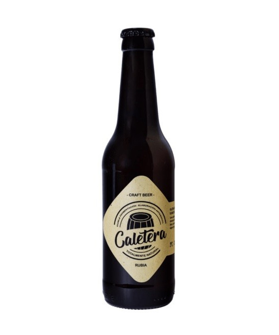 CERVEZA CALETERA RUBIA 33cl