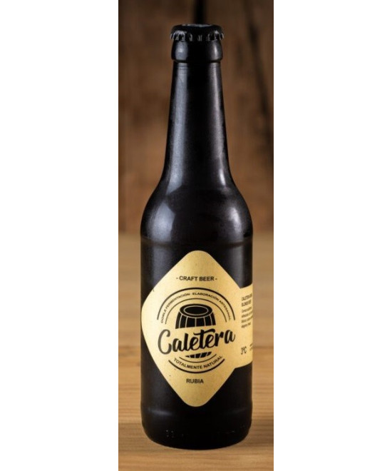 CERVEZA CALETERA RUBIA 33cl