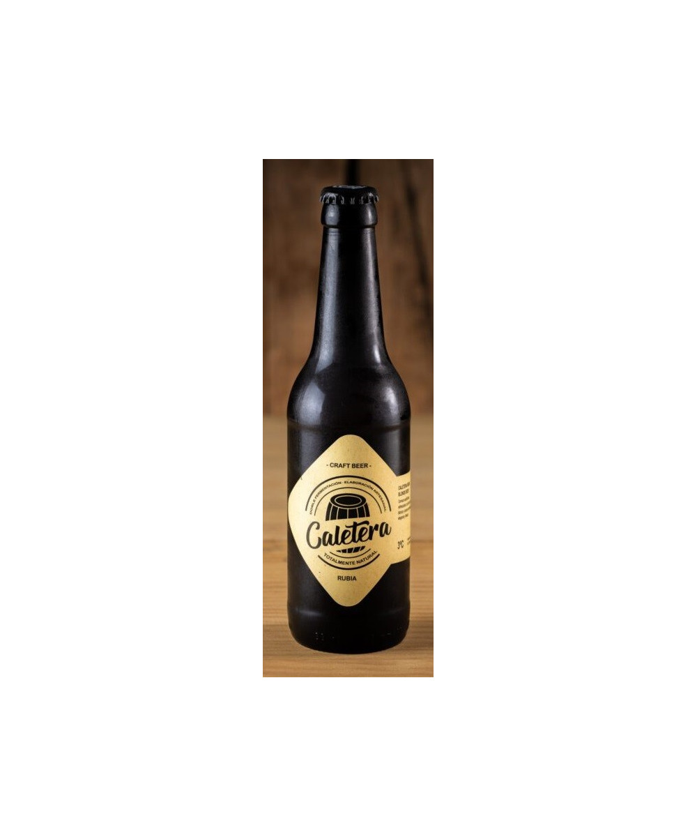 CERVEZA CALETERA RUBIA 33cl