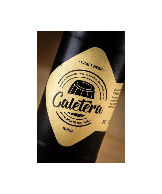 CERVEZA CALETERA RUBIA 33cl