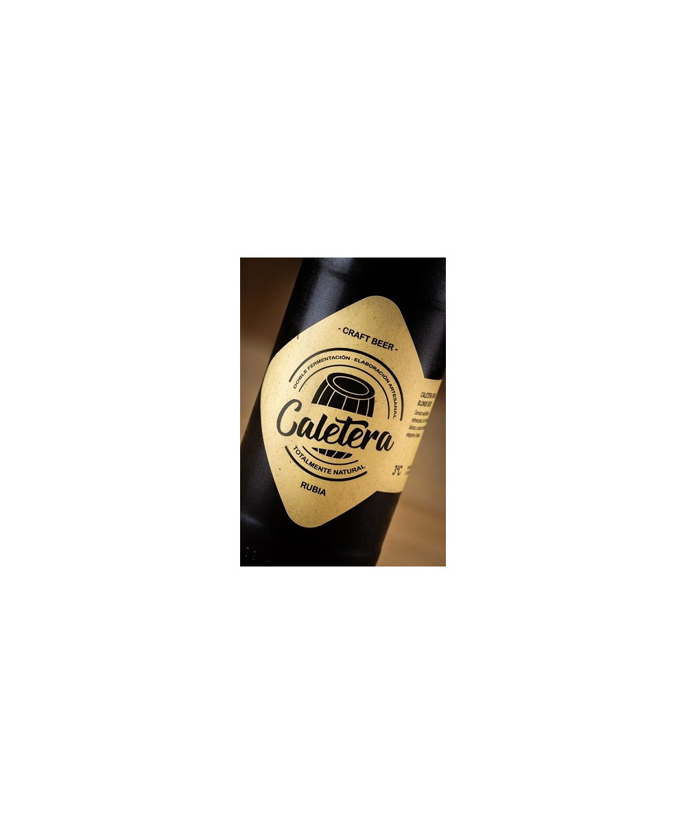 CERVEZA CALETERA RUBIA 33cl