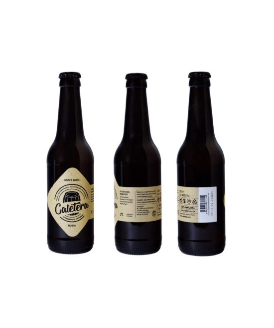 CERVEZA CALETERA RUBIA 33cl