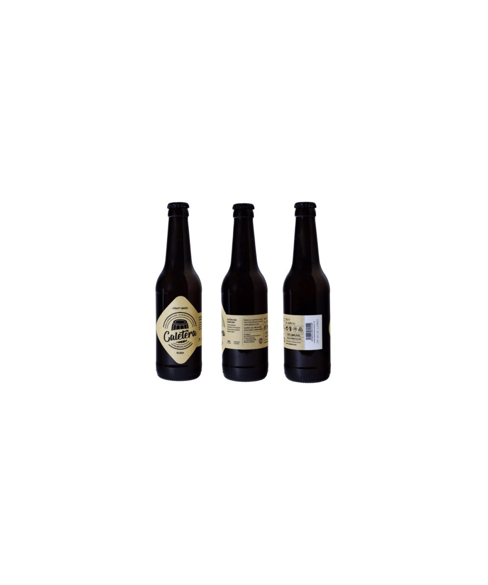 CERVEZA CALETERA RUBIA 33cl