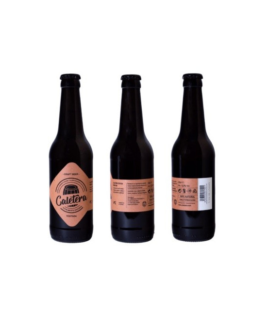 CERVEZA CALETERA TOSTADA 33cl.