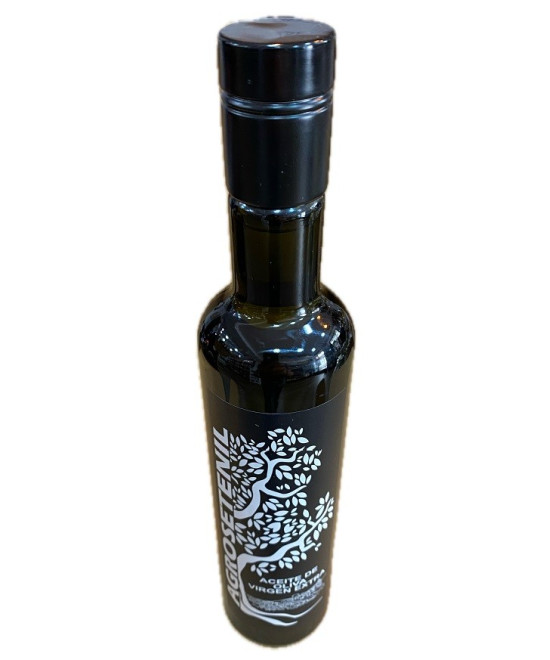 ACEITE DE OLIVA VIRGEN EXTRA 500 ML BOTELLA CRISTAL OSCURA AGROSETENIL – GOURMET DE CÁDIZ