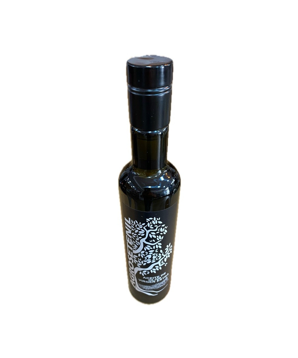 ACEITE DE OLIVA VIRGEN EXTRA 500 ML BOTELLA CRISTAL OSCURA AGROSETENIL – GOURMET DE CÁDIZ