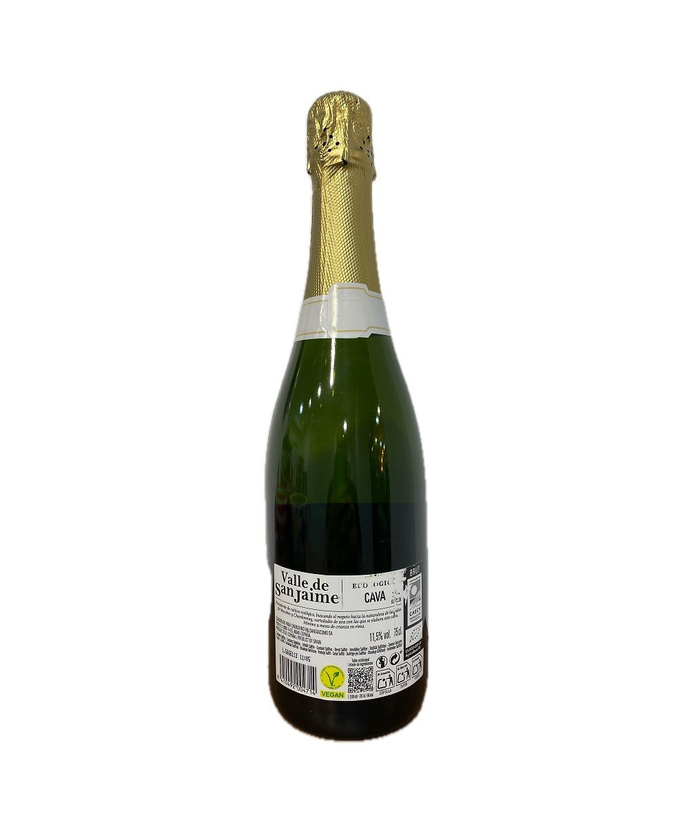 CAVA BRUT ECOLÓGICO VALLE SAN JAIME 75 CL – EDICIÓN LIMITADA