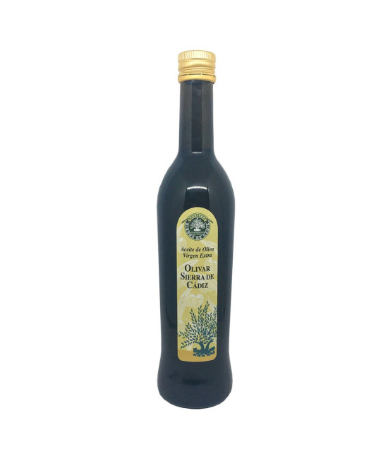 ACEITE DOP OLIVAR SIERRA DE CÁDIZ BOTELLA VIDRIO 500 ml.