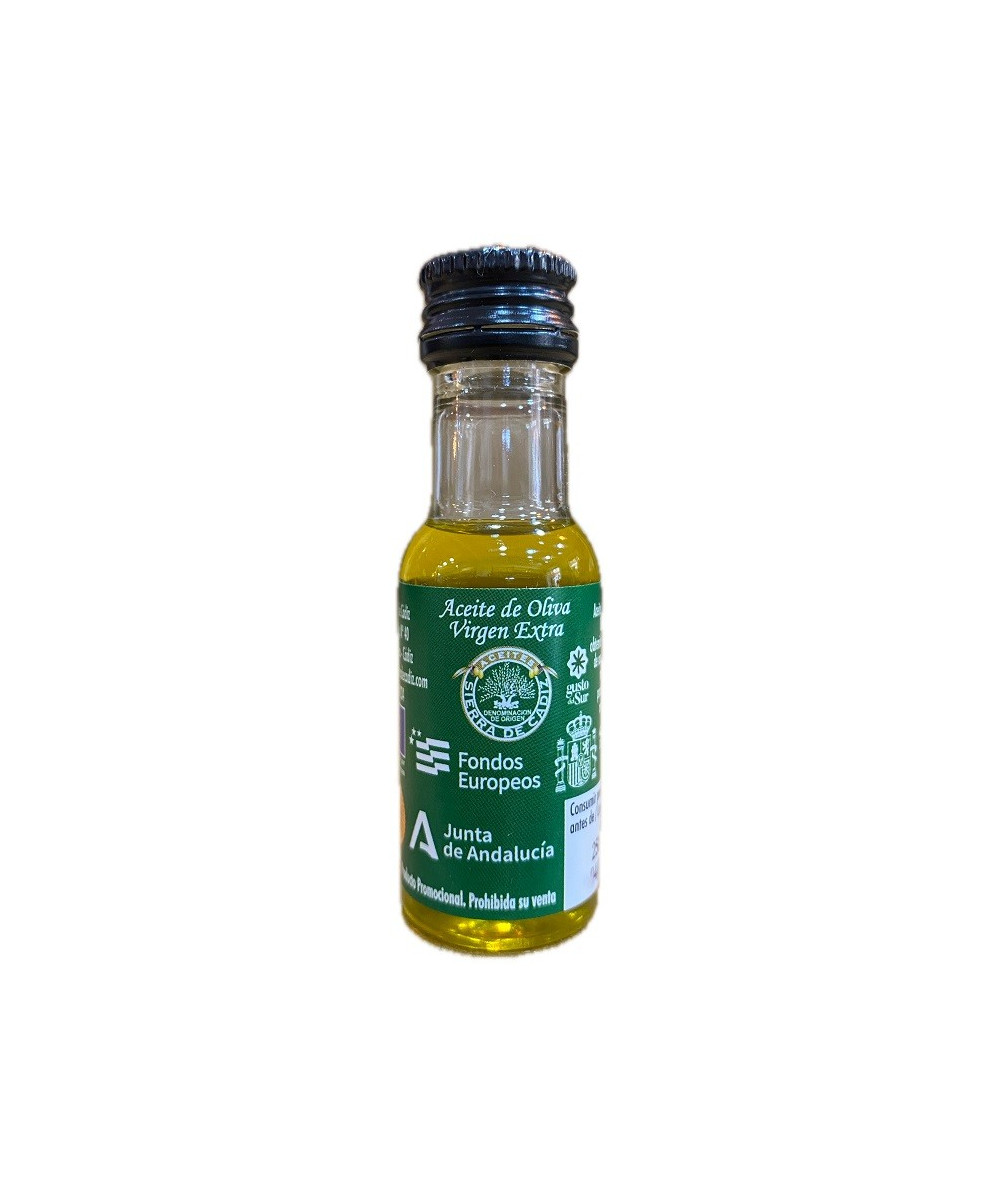 ACEITE DE OLIVA VIRGEN EXTRA 20 ML ACEITES SIERRA DE CÁDIZ CRDO OLVERA - CALIDAD PREMIUM

