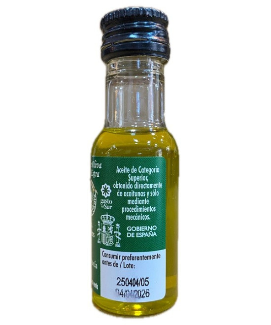 ACEITE DE OLIVA VIRGEN EXTRA 20 ML ACEITES SIERRA DE CÁDIZ CRDO OLVERA - CALIDAD PREMIUM


