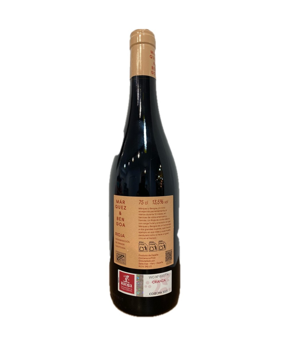 MÁRQUEZ & BENGOA RIOJA 75 CL – VINO TINTO DE LA DOCa RIOJA