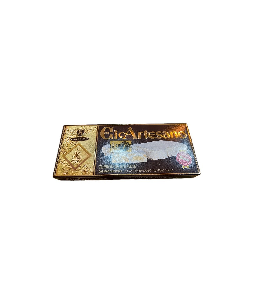 TURRÓN DE ALICANTE EL ARTESANO 200G CALIDAD SUPREMA
