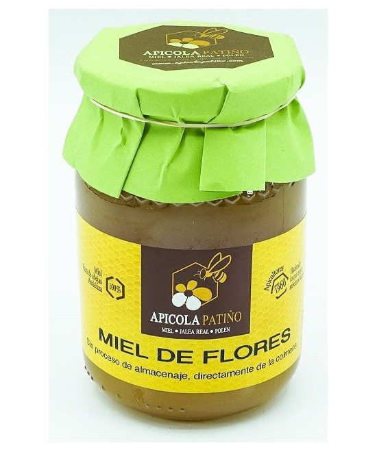 BIO MIEL DE MIL FLORES TARRO 500 gr. APICOLA PATIÑO CONIL CÁDIZ