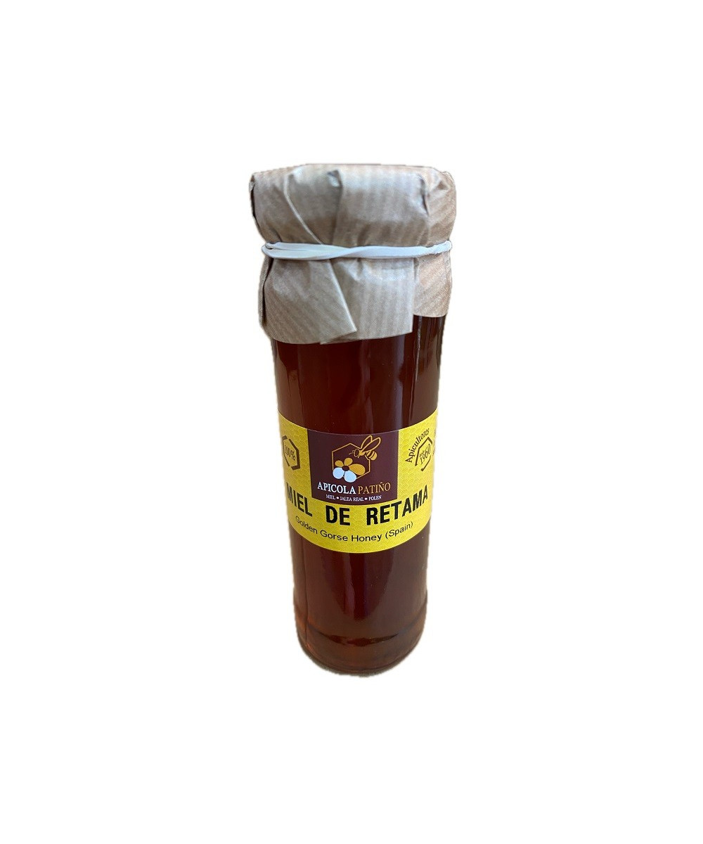 MIEL DE RETAMA APÍCOLA PATIÑO 150 G – TARRO ARTESANAL DE CONIL DE LA FRONTERA (CÁDIZ)

