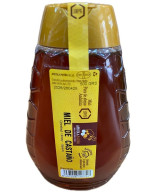 MIEL DE CASTAÑO APÍCOLA PATIÑO 500 G – ENVASE PLÁSTICO ANTIGOTEO ARTESANAL CONIL