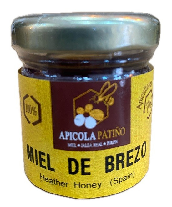 MIEL DE BREZO APÍCOLA PATIÑO 60 G – TARRO ARTESANAL DE CONIL (CÁDIZ)