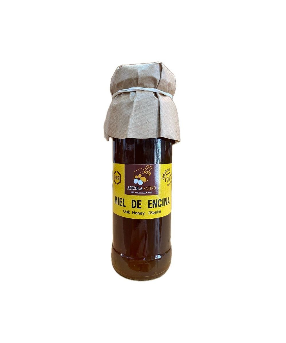 MIEL DE ENCINA APÍCOLA PATIÑO 150 G – TARRO ARTESANAL DE CONIL DE LA FRONTERA (CÁDIZ)
