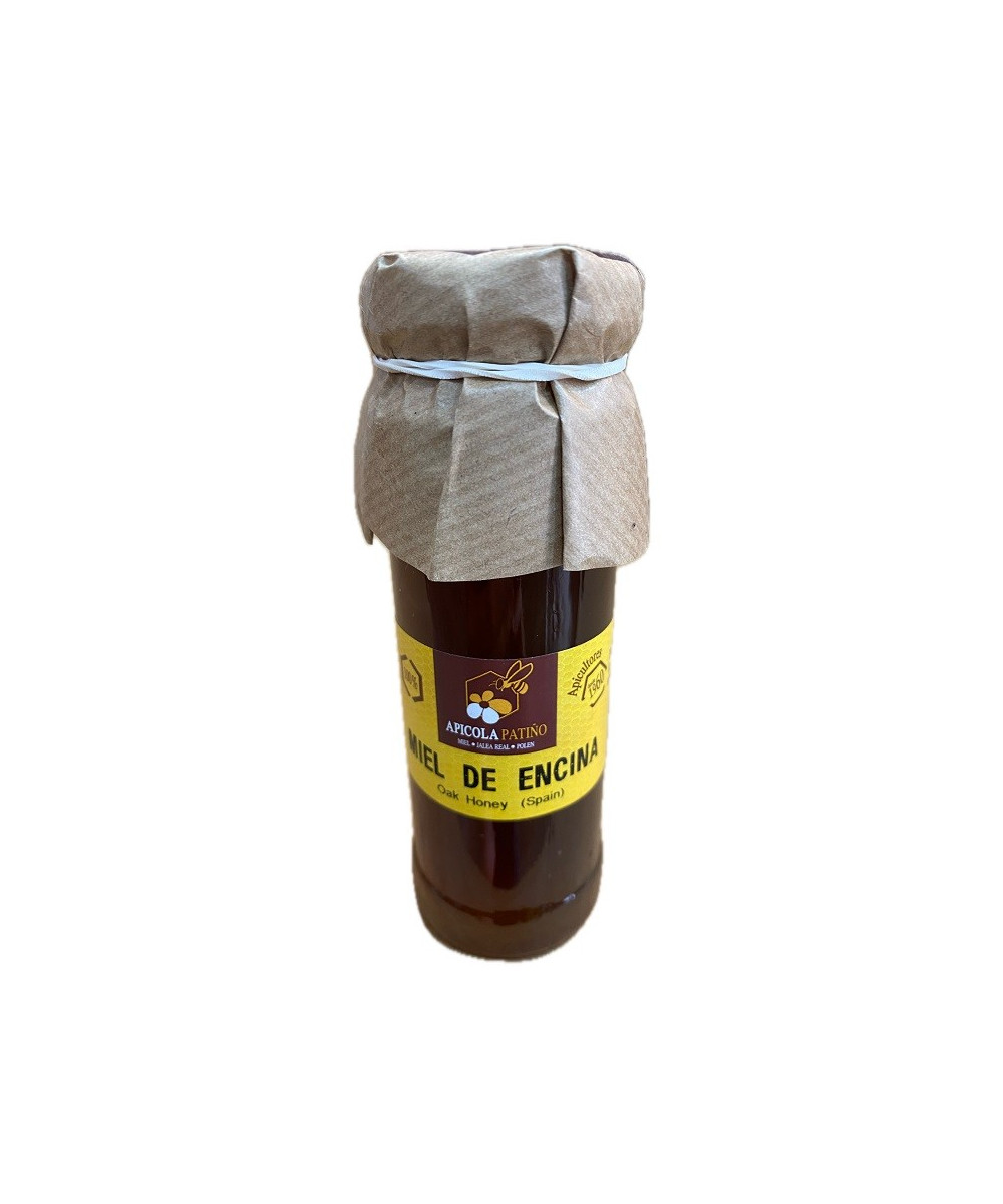 MIEL DE ENCINA APÍCOLA PATIÑO 150 G – TARRO ARTESANAL DE CONIL DE LA FRONTERA (CÁDIZ)